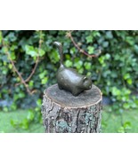 Playful Cat – Bronze Sculpture. 14x6x10cm - $3,214.05 MXN