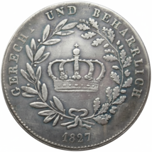 Ludwig I. Bayern Kunstmedaille Nachprägung 1827 Historische Sammlermedaille - $13.17