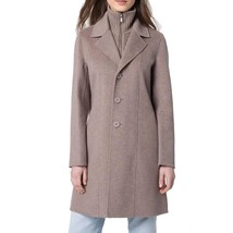 Kinross Knit Insert Notch Collar Coat Size L - $12,766.72 MXN