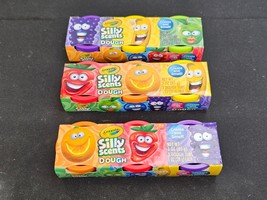 (3) Crayola Silly Scents Dough - Play Doh - 3-Packs - 3oz Each Pack-9 Scents Tot - £6.15 GBP