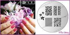 Konad Stamping Nail Art Image Plate M57 Zebra Print - $14.85