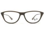 Ray-Ban Eyeglasses Frames RB7042 5469 Gray Round Full Rim 54-14-140 - £29.23 GBP