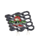 Guitar Cables (10 Pack) Instrument Cord by FAT TOAD - 24 AWG Patch Condu... - $93.02 CAD