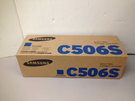 Genuine SEALED OEM Samsung CLT-C506S Cyan Toner Cartridge C506S CLP-680/... - $40.54