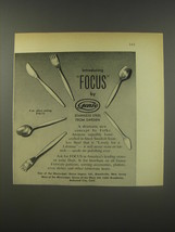 1956 Gense Focus Stainless Flatware Advertisement - £14.53 GBP