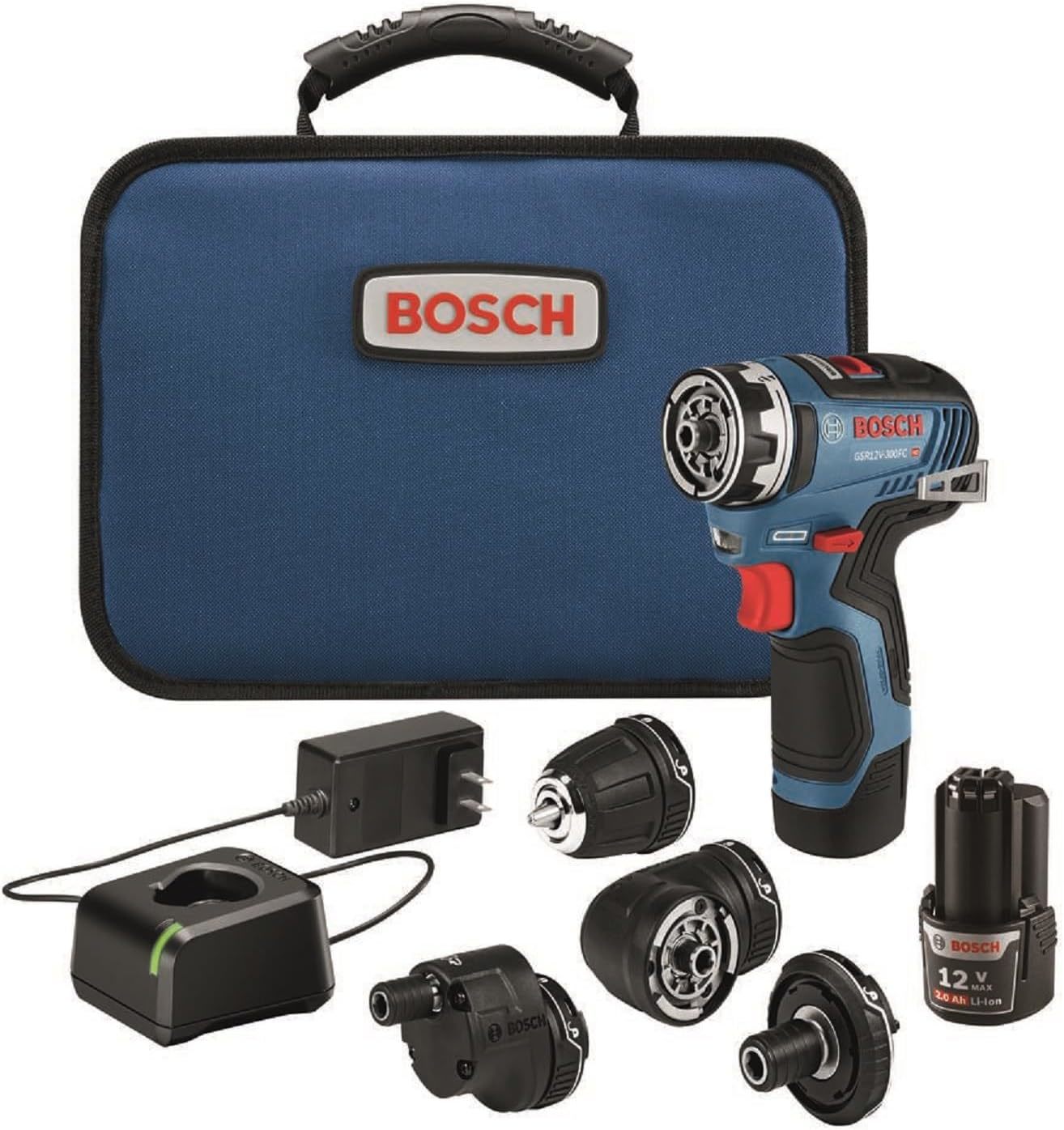 Bosch Gsr12V-300Fcb22 12V Max Ec Brushless Flexiclick 5-In-1 Drill/Driver System - $193.93