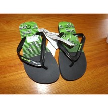 Olaian black/green flip flops size 5/6 New with tags - $12.20