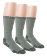 Blue Summit BS0031 Men&#39;s Full Cushioned Work Crew Socks 6-12 Metro 3-Pair - $49.00 CAD