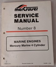 1993 Mercruiser Service Manual # 8 Mercury Marine Engines 4 Cylinder 90- 44553 - £18.64 GBP
