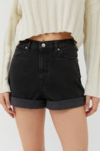 Urban Outfitters BDG Mom High-Rise Denim Short – Washed Black, Size 29 - £35.80 GBP