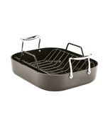 All-Clad HA1 Hard Anodized Nonstick Roaster and Nonstick Rack 13x16 Inch... - $123.76 CAD