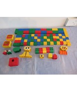 Lot of 100 Vintage Duplo Blocks  2X4 2x2 People Specialty Pieces - $88.28 CAD