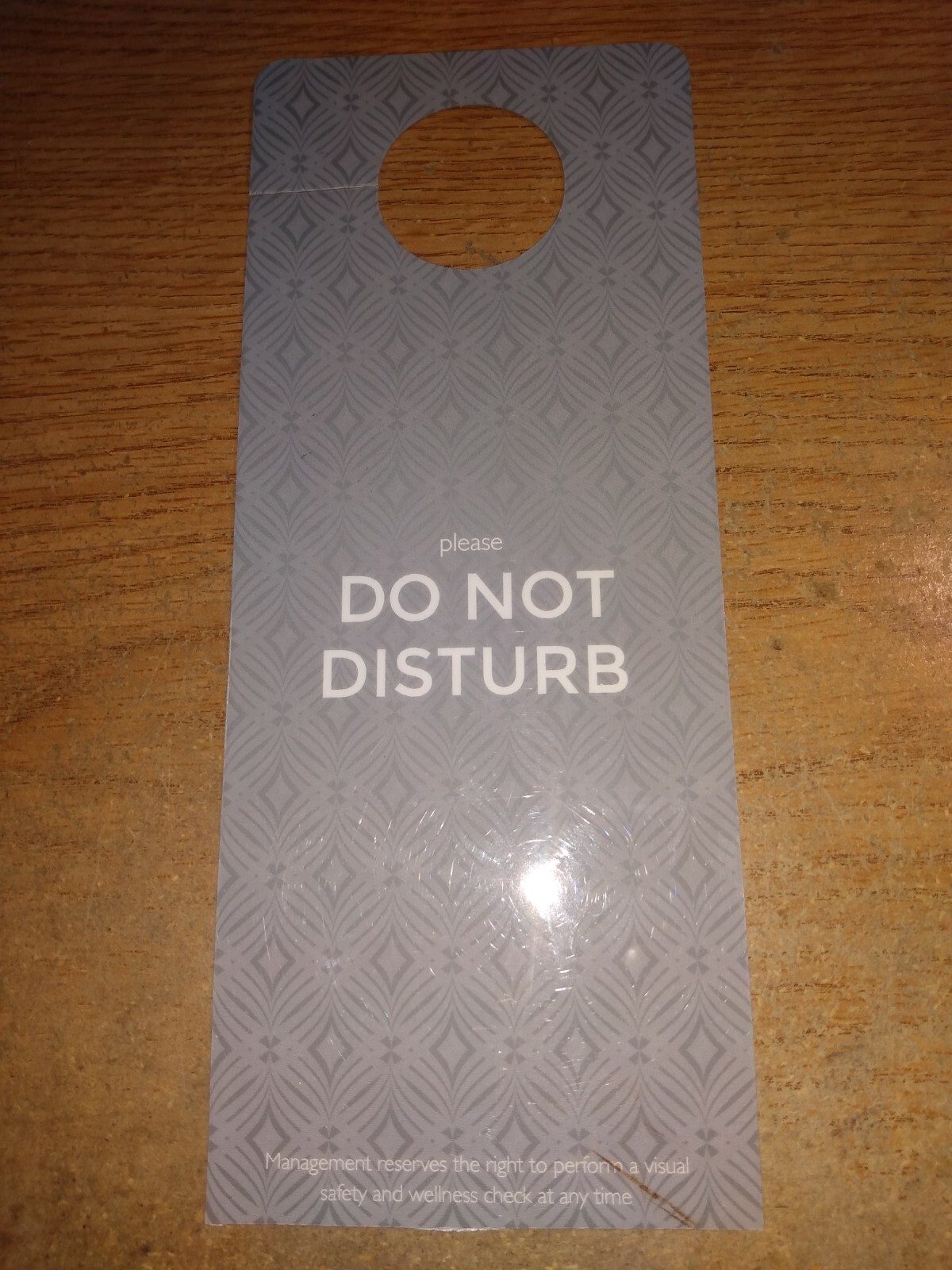 please DO NOT DISTURB   2-sided Sign door hanger knob handle - $2.00