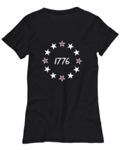 Independence Day TShirt 1776, Patriot, 4th July,Independence Day Black-W-Tee  - £16.79 GBP