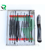 Dental Micro Oral Surgery Instruments Kit 11 Pcs Black Coated - $2,109.38 MXN