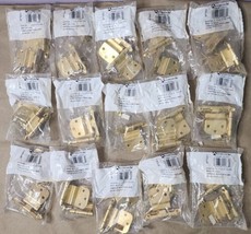 15 2 Packs Amerock Polished Brass Self-Closing 3/8" Inset Hinges BP7928-3 - $24.00