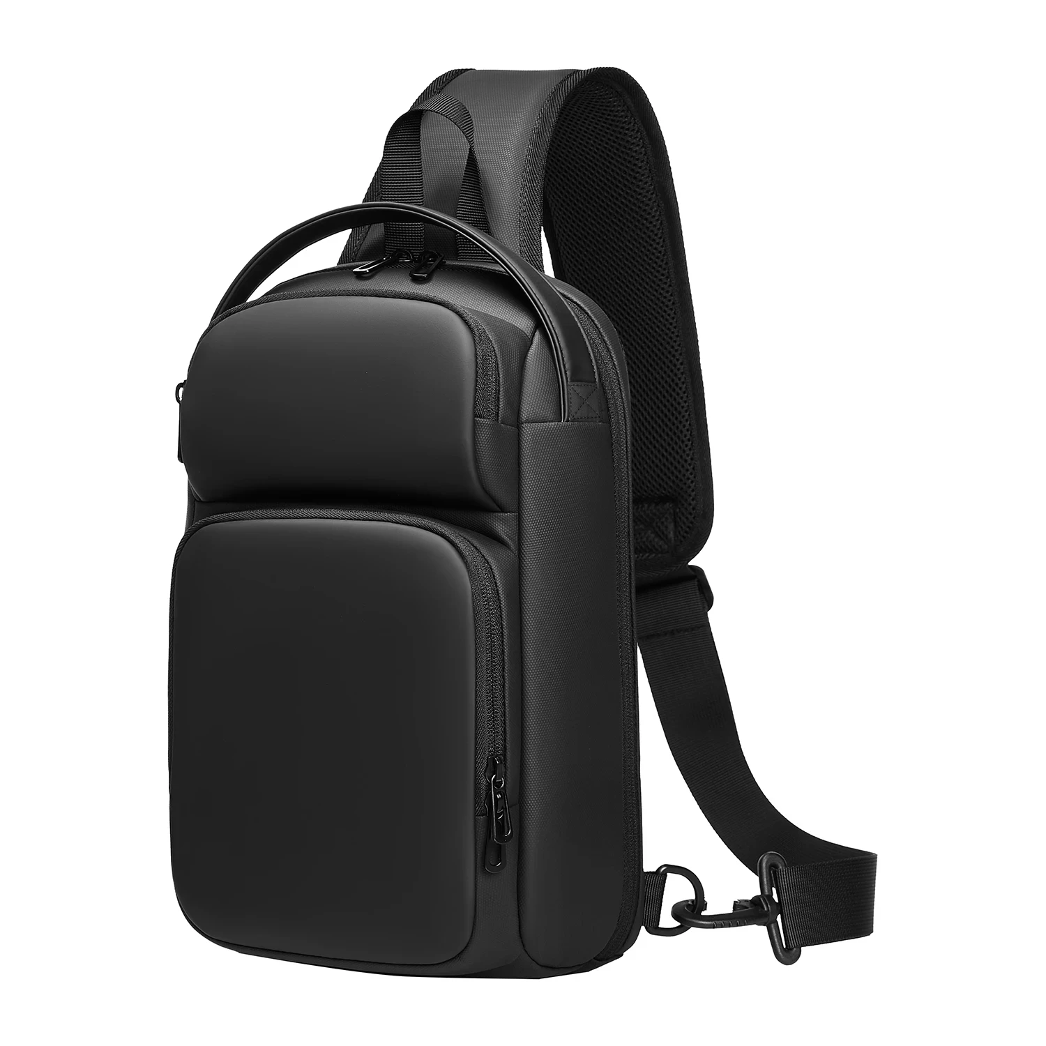Waterproof Chest Bags for Men&#39;s Crossbody Bag Fit 9.7inch Ipad Shoulder ... - $44.74