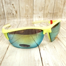 Pugs Gear Rubberized Yellow, Yellow Mirror Wrap Sunglasses - Air SS7 (02) - $10.90