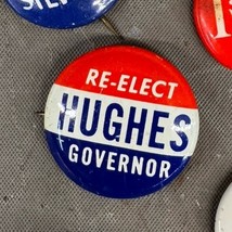 Re-Elect Richard J. Hughes Governor Democrat 1&quot; Pinback Button New Jerse... - $130.93 MXN