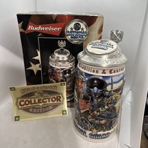 NIB Budweiser National Guard &quot;Tradition and Courage&quot; Beer Stein - £29.60 GBP