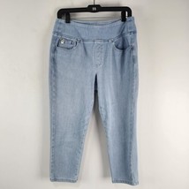 Belle Kim Gravel Believe In Your Own Beauty  Pull On Jeans Womens Sz 12 ... - £21.01 GBP
