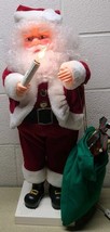 26&quot; Animated Santa Christmas Holiday Classics Lighted Candle Music Songs... - $745.22 MXN