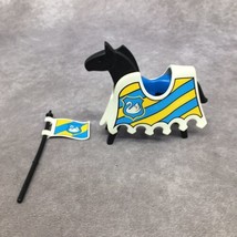 Playmobil Knight&#39;s Jousting Horse &amp; Flag-Incomplete - £6.90 GBP