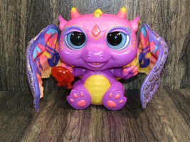 Hasbro FurReal Friends Moodwings Baby Dragon Interactive Pet Purple Working - $12.86