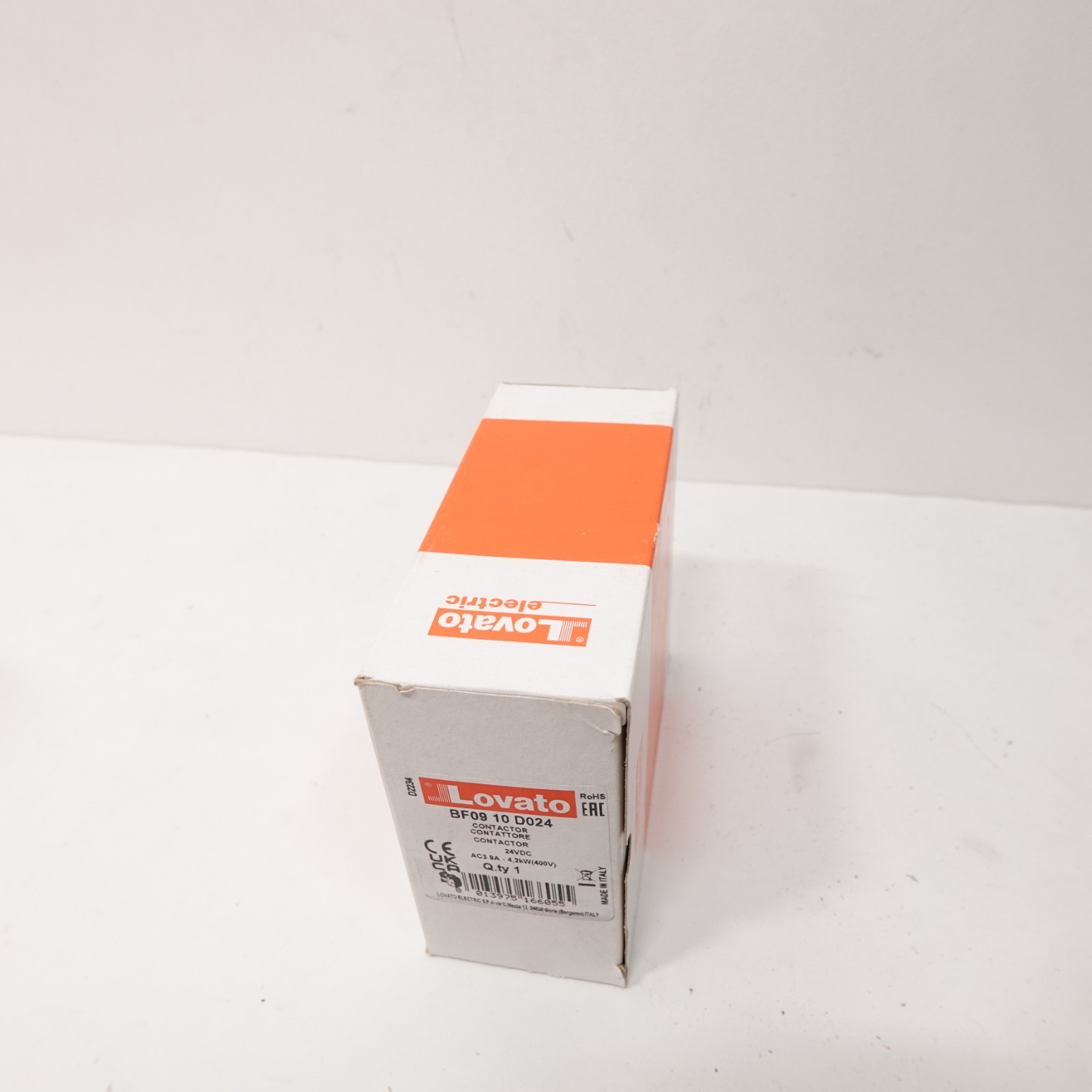 Lovato BF09 10 D024 Contactor 24VDC AC3 9A 4.2kW (400V) New in Box Item image 2