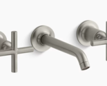 Kohler T14413-3-BN Purist Wall Mounted Bathroom Faucet - Vibrant Brushed... - $359.90