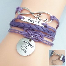 Engraved Silver Infinity Friendship Bracelet - $53.68 MXN