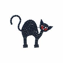 Black Cat Halloween Pin - $27.49