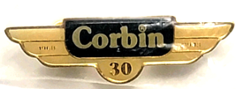 Corbin Motorcycle Seats 30th Anniversary Pin 1960–1990 Hollister Califor... - $12.99