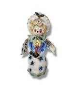Vintage Heather Goldminc Ceramic Angel Candle Figurine Christmas Holiday... - £19.70 GBP