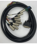 Male 25 Pin AES EBU to 8 x XLR Male 3 Pin Connection Breakout Snake Cabl... - $69.70 CAD