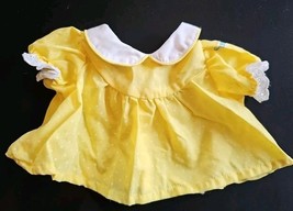 Vintage 1983 Cabbage Patch Kids Lil Lollipop Yellow Polka Dot Bib Dress ... - $36.11