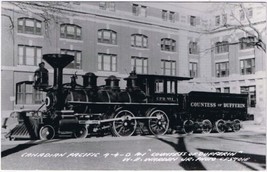Postcard Train RPPC Canadian Pacific 440 #1 Countess Of Dufferin Winnipeg MN - £2.86 GBP