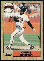 1987 Topps #180 Chris Brown NM-MT Giants - £1.33 GBP