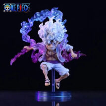 One Piece Luffy Gear 5 Figure Anime Action Figure Sun God Nika no box 10cm - $6.90