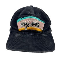 San Antonio Spurs Corduroy Hat Adult Black Snapback Cap Vintage - $1,929.32 MXN
