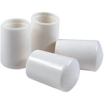 Furniture Leg Tip, White Vinyl, 5/8-In., 4-Pk. - $308.54 MXN