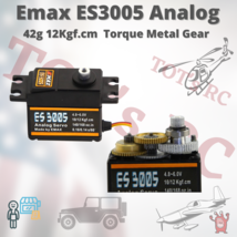 EMAX ES3005 42g EMAX ES3005 42g Metal Analog Servo for RC Airplane Water... - $15.99