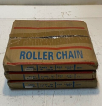 3 Quantity of Ansi Riv 40NP x 10Ft Roller Chains 240 Links (3 Quantity) - $70.39