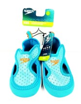 Speedo Hybrid Water Shoes Boys Swim Shoes Aqua Blue Sz S Small 5 - 6 Kids - £6.73 GBP