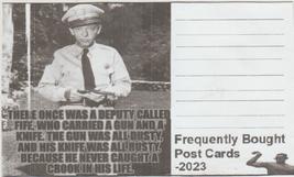 2023 Frequently Bought Post cards Andy Griffith Show Barney Fife Dusty g... - £1.27 GBP