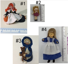 Choice miniature- small Dolls for dollhouses - $14.99+