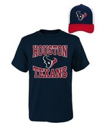 NWT NFL Houston Texans Youth Boys SMALL 7/8 Short Sleeve Tee Shirt and H... - $24.29 CAD