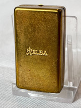 Antique Melba Compact Mirrored Loose Powder Box With Puff USA - £63.19 GBP