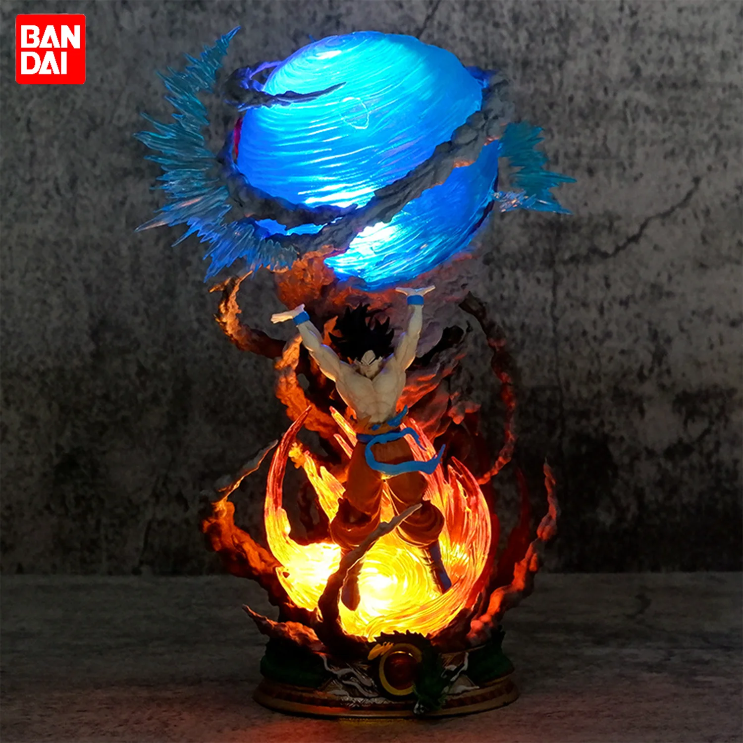 Bandai Dragon Ball Z Ultra Instinct Son Goku Action Figures DIY Lamp 23cm - £103.94 GBP