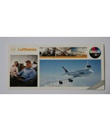 Lufthansa Airlines Postcard LH Boeing 747-8 Aircraft Magic Card Business... - £15.70 GBP